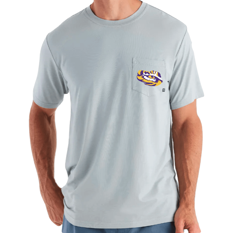 LSU Free Fly Men's Bamboo Flex Pocket Tee - Shop B - Unlimited - men tee