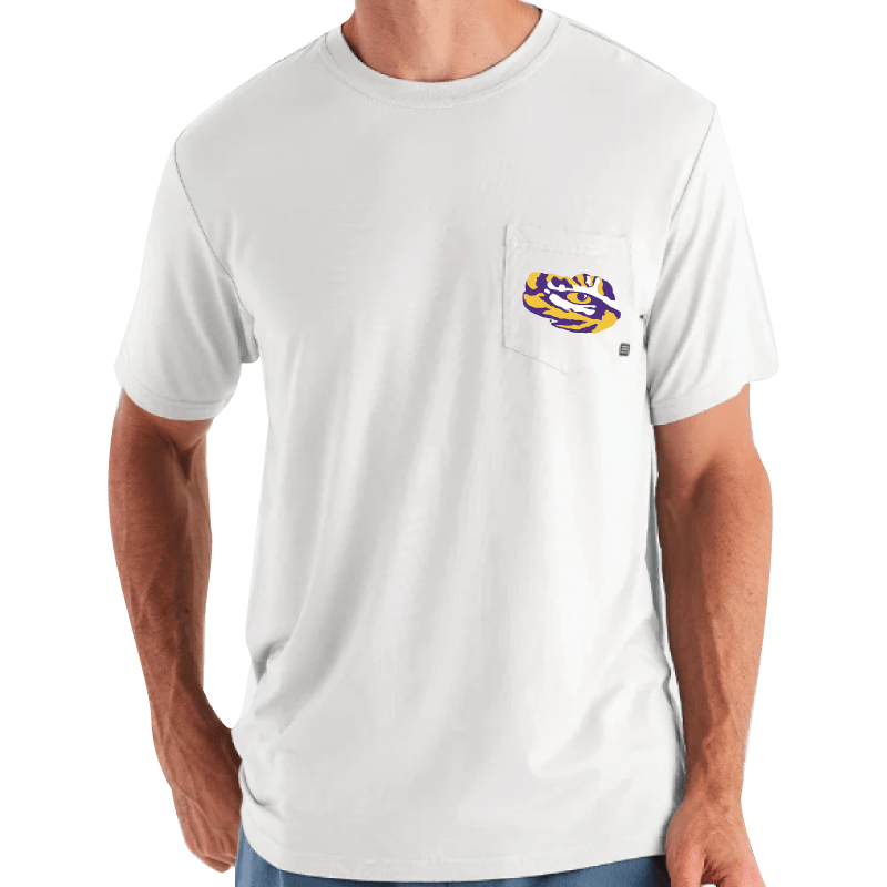 LSU Free Fly Men's Bamboo Flex Pocket Tee - Shop B - Unlimited - men tee