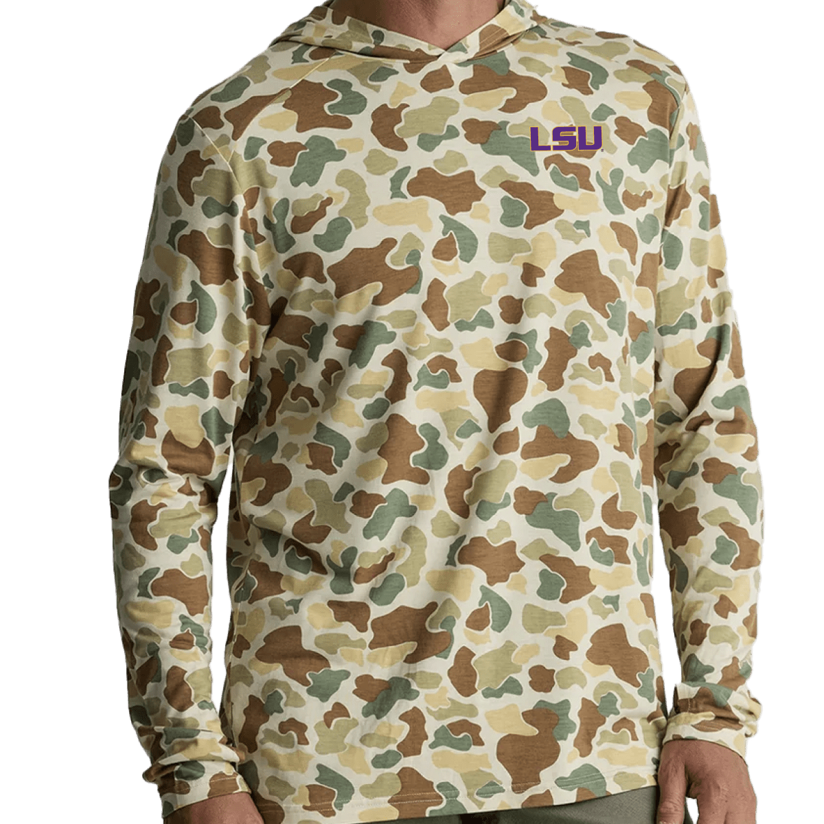 LSU Free Fly Men's Bamboo Shade Hoodie - Shop B - Unlimited - men outerwear