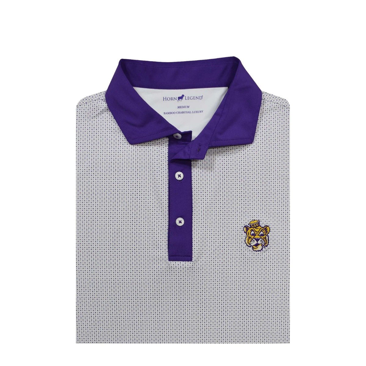 LSU Horn Legend Classic Tiger Polo - Shop B - Unlimited - men resort