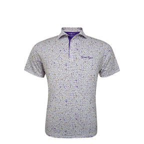 LSU Horn Legend Game - Day Essentials Pattern Polo - Shop B - Unlimited - men resort