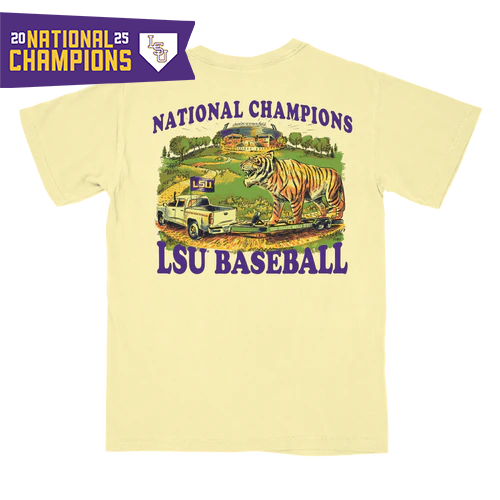 LSU Mike's Road Trip to Omaha 2025 T-Shirt