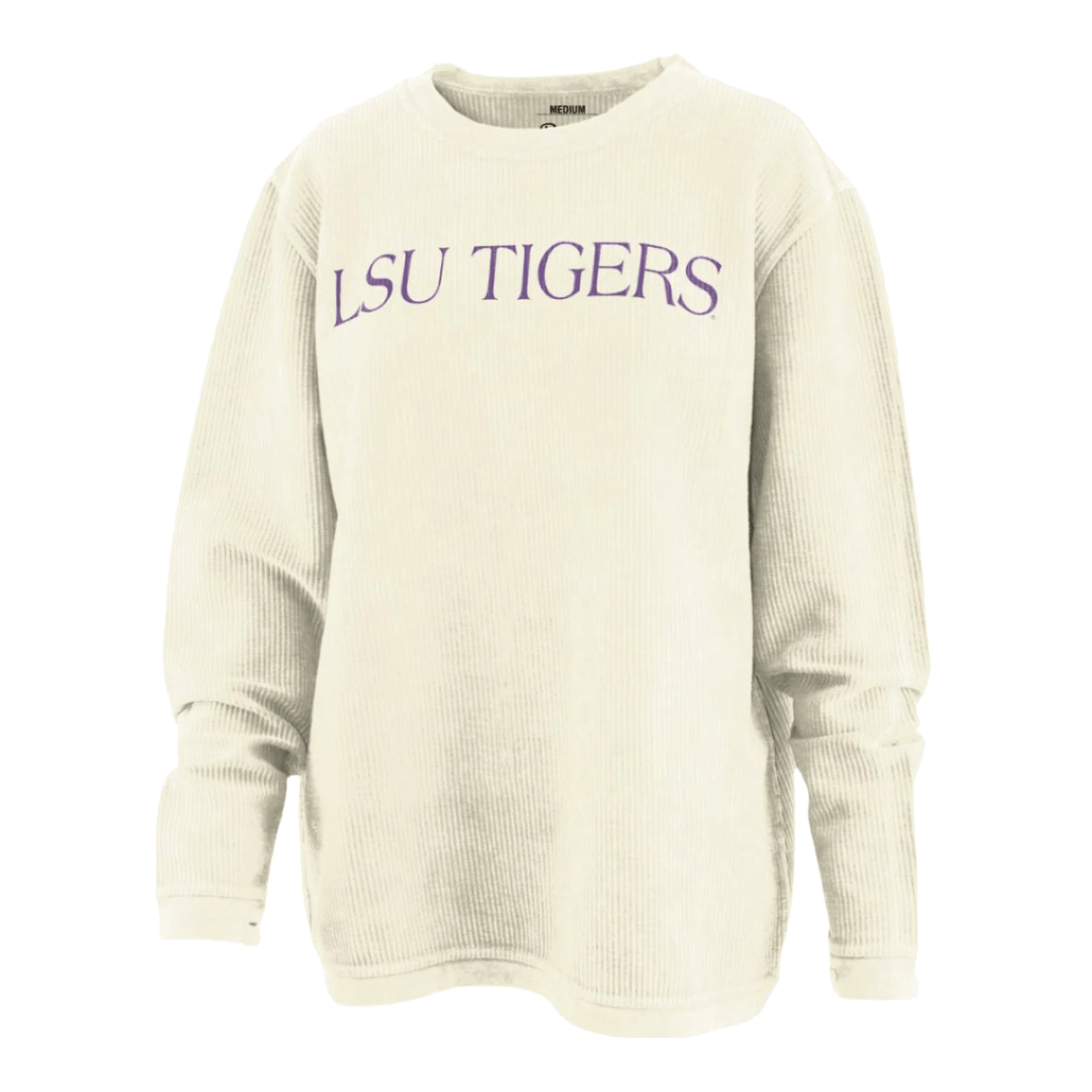 LSU Pressbox Bar Print Comfy Corded Sweatshirt - Shop B - Unlimited - men fleece