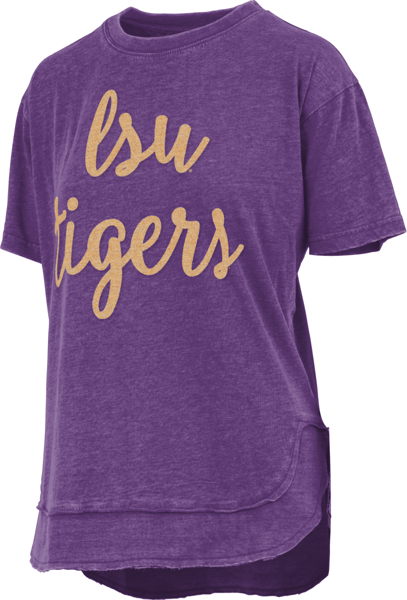 LSU Pressbox Chenille Chelsea Short Sleeve - Shop B - Unlimited - women tee