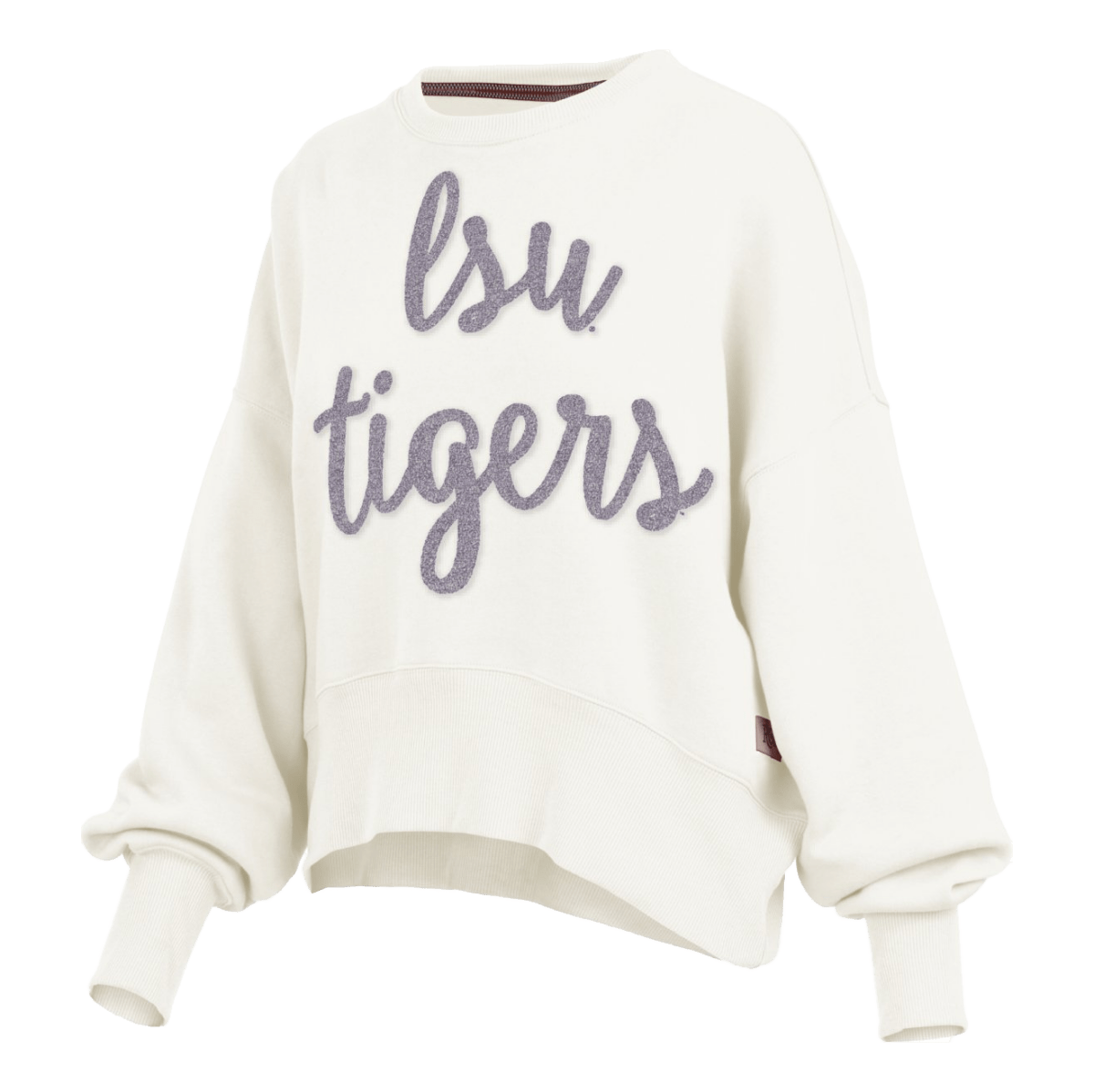 LSU Pressbox Chenille Script Fleece Sweatshirt - Shop B - Unlimited - men fleece