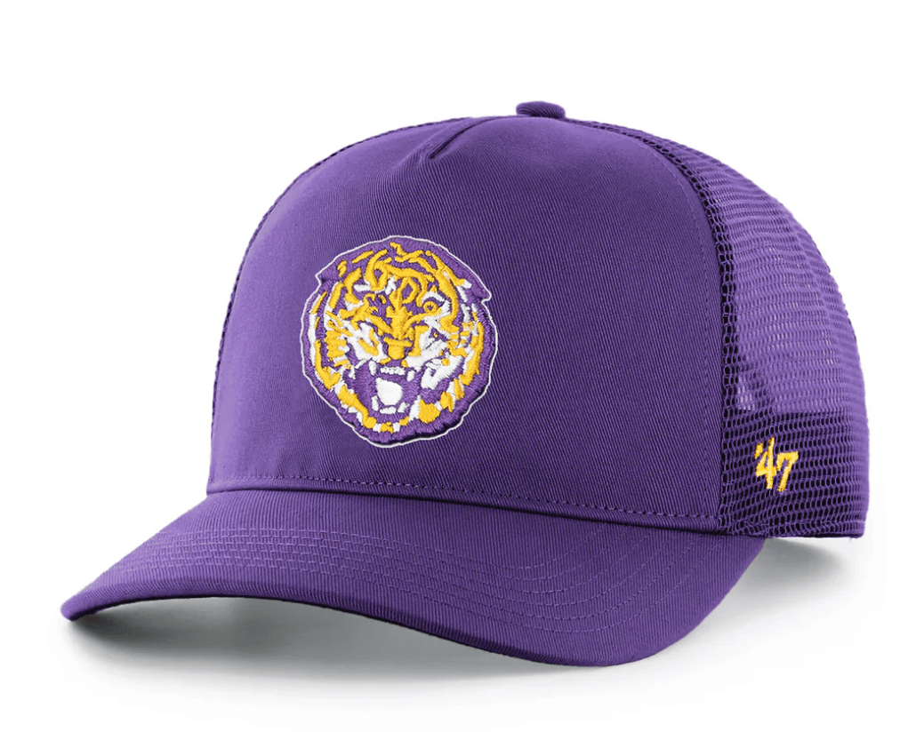 LSU Round Vault 47 Brand Hitch Mesh Trucker Hat - Shop B - Unlimited - 