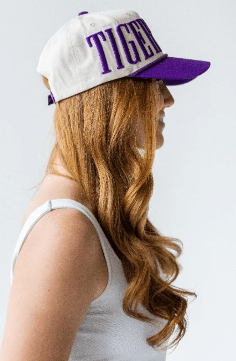 LSU Saturday Canvas Trucker Hat - Shop B - Unlimited - caps adjustable