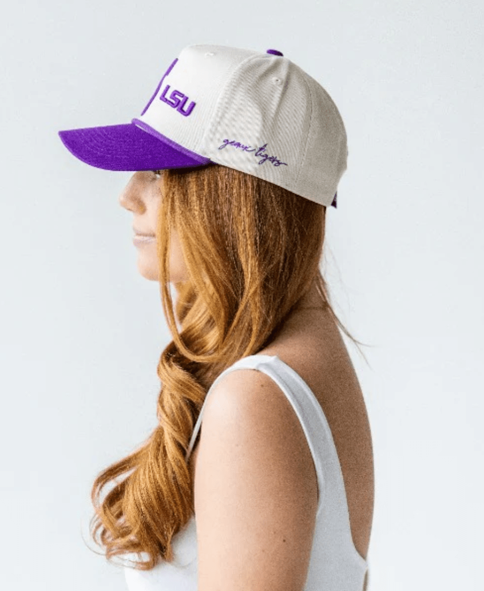 LSU Saturday Canvas Trucker Hat - Shop B - Unlimited - caps adjustable