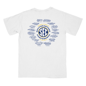 LSU SEC Baseball Stadiums T-Shirt - Shop B - Unlimited - men tee