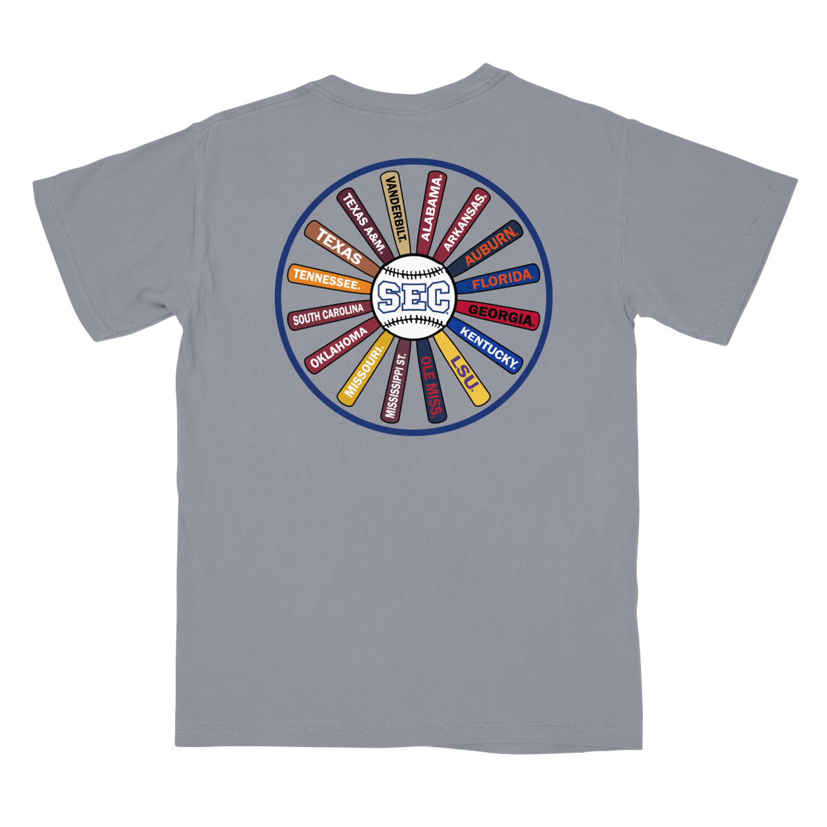 LSU SEC Bat Pinwheel T-Shirt - Shop B - Unlimited - men tee