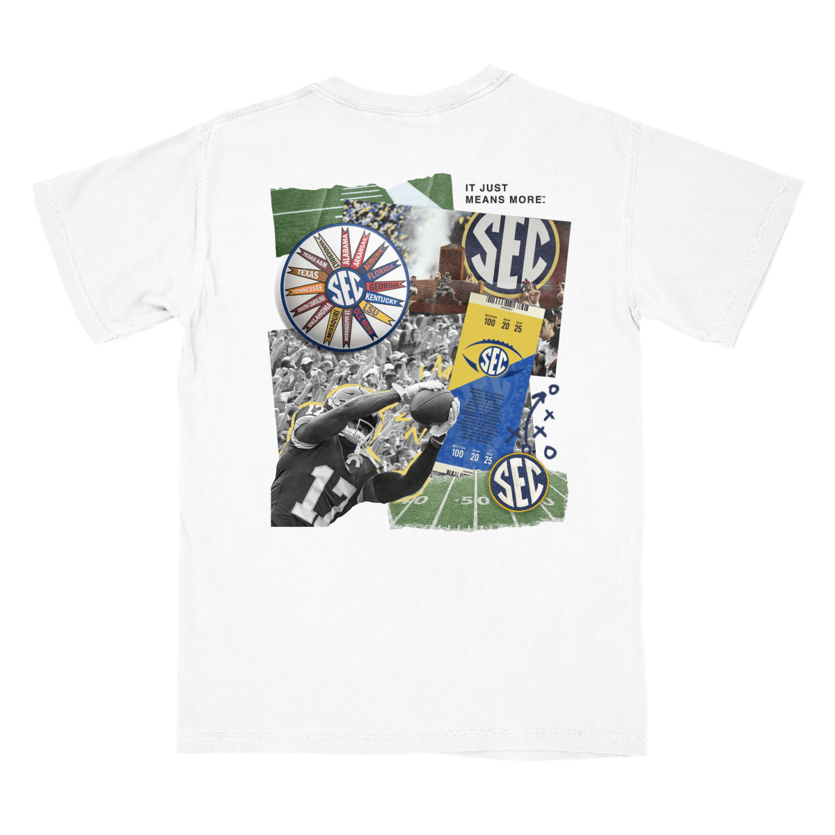 LSU SEC Scrapbook T-Shirt - Shop B - Unlimited - men tee