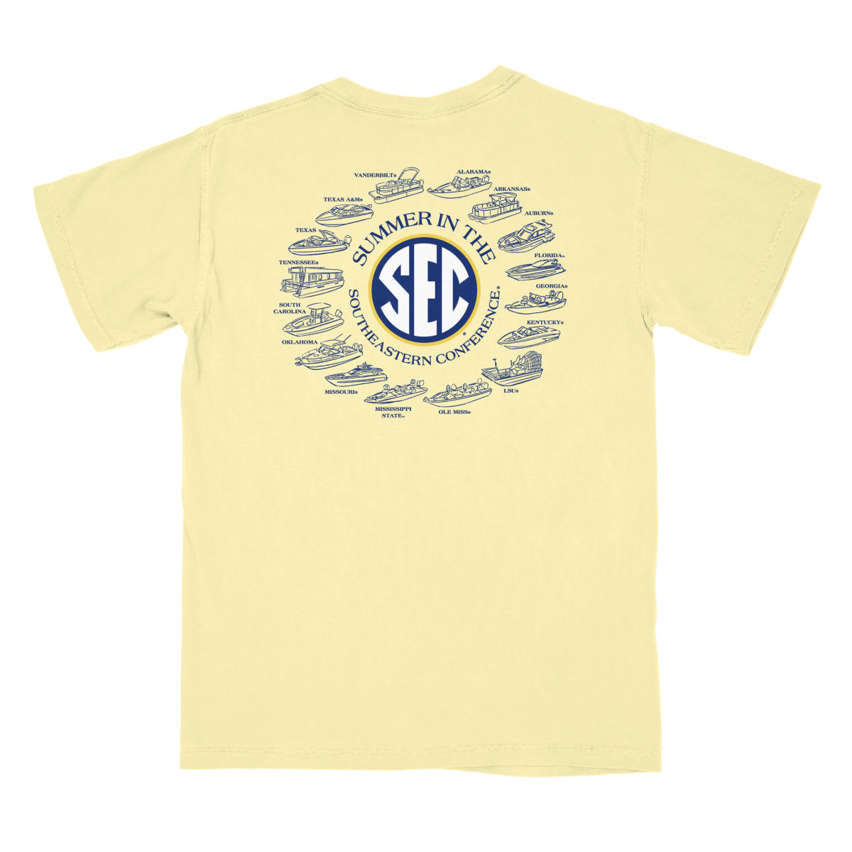 LSU SEC Summer Boats T-Shirt - Shop B - Unlimited - men tee