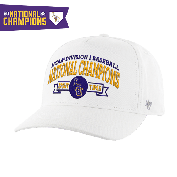 LSU Tigers 2025 National Champs Hat - Shop B - Unlimited - caps adjustable