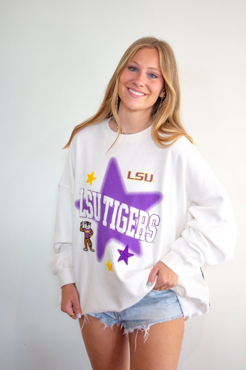 LSU Tigers Aura Sweatshirt - Shop B - Unlimited - women fleece