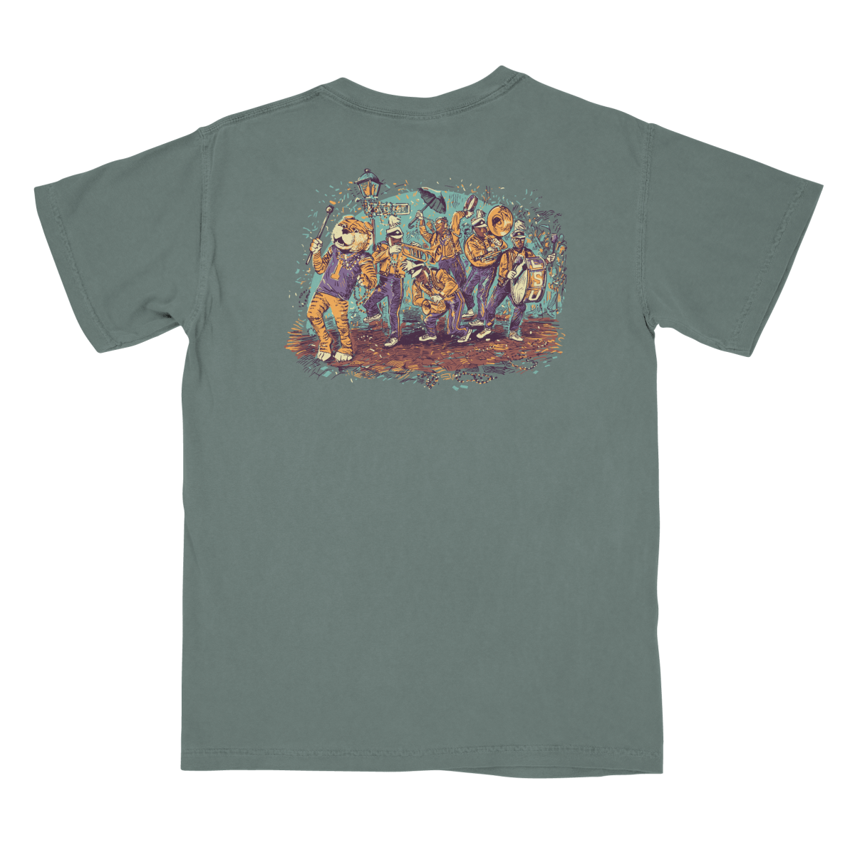 LSU Tigers Mardi Gras 2025 - Shop B - Unlimited - men tee