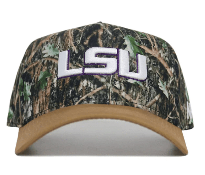 LSU Tigers No Rivals Camo Hat Explorer Edition - Shop B - Unlimited - caps adjustable