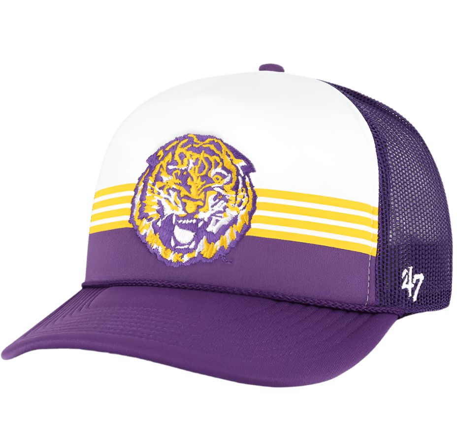 LSU Tigers Vintage Liftoff 47 Trucker Hat - Shop B - Unlimited - 