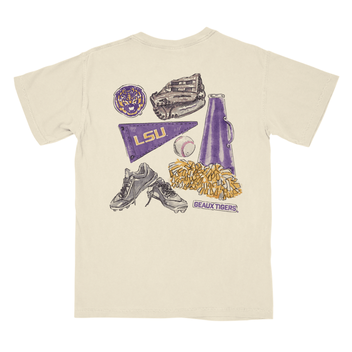 LSU Vintage MVP Pocket T-Shirt - Shop B - Unlimited - men tee