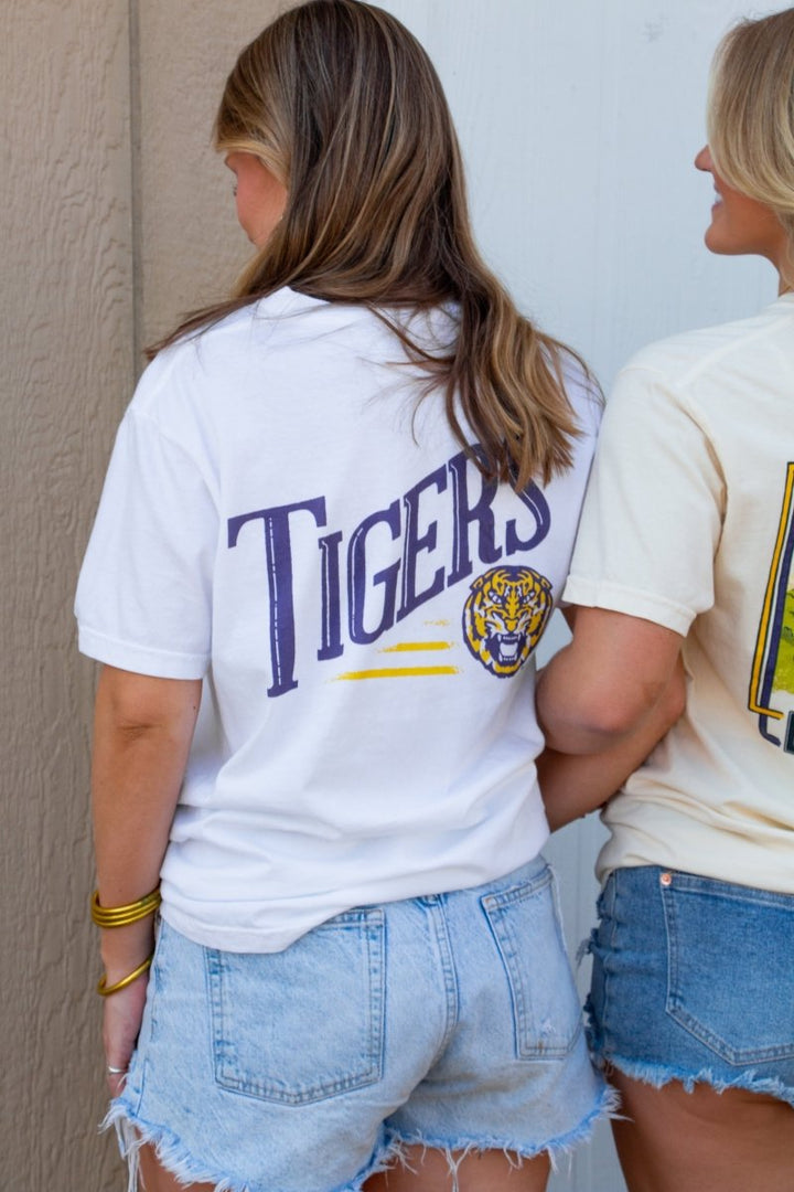 LSU Vintage Rising T-Shirt - Shop B - Unlimited - men tee