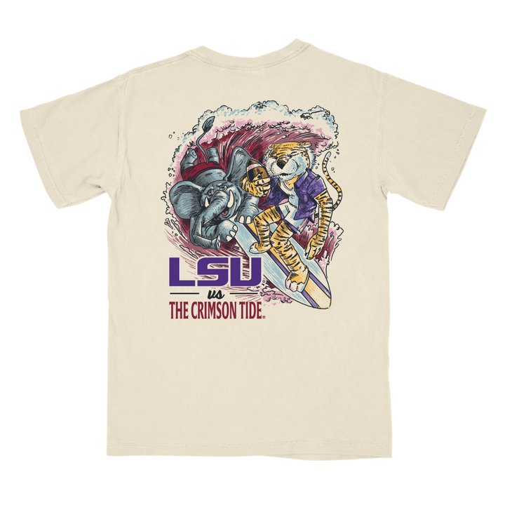 LSU vs. Alabama Game Day 2025 T-Shirt - Shop B - Unlimited - men tee
