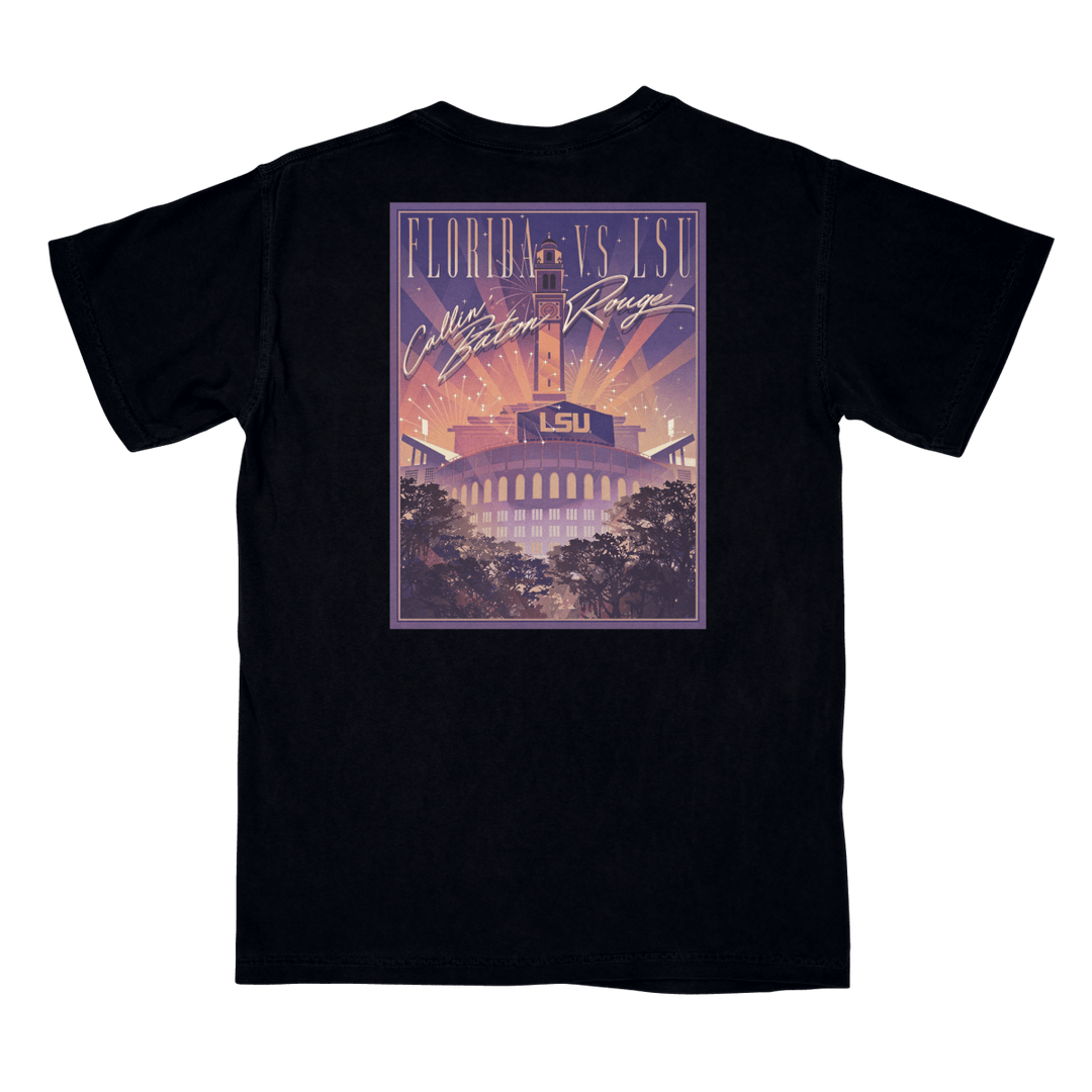 LSU vs. Florida Game Day 2025 T-Shirt - Shop B - Unlimited - men tee