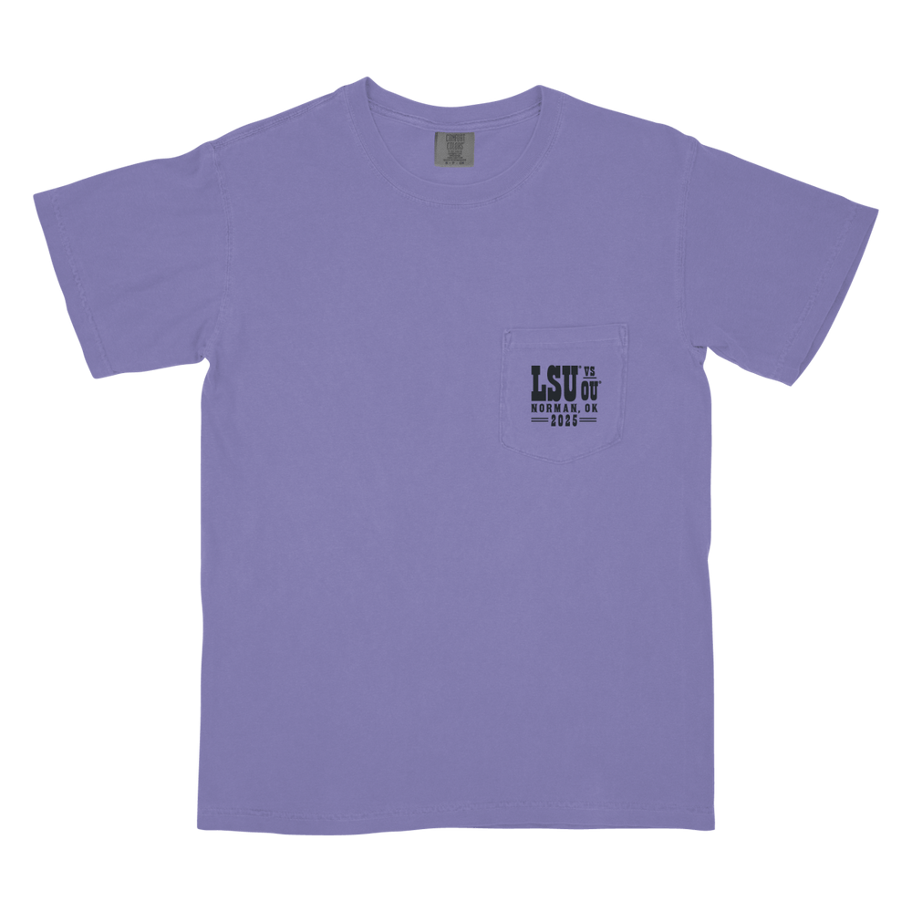 LSU vs. Oklahoma Game Day 2025 T-Shirt - Shop B - Unlimited - men tee