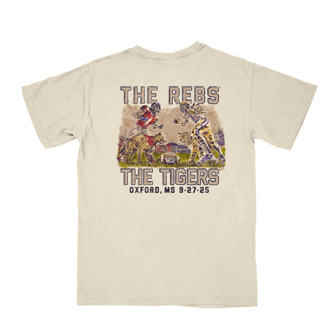 LSU vs. Ole Miss Game Day 2025 T-Shirt - Shop B - Unlimited - 
