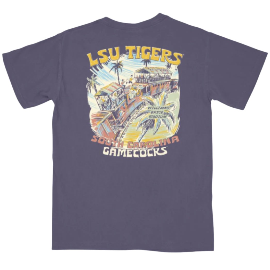 LSU vs. South Carolina Game Day 2024 T-Shirt - Shop B - Unlimited - men tee