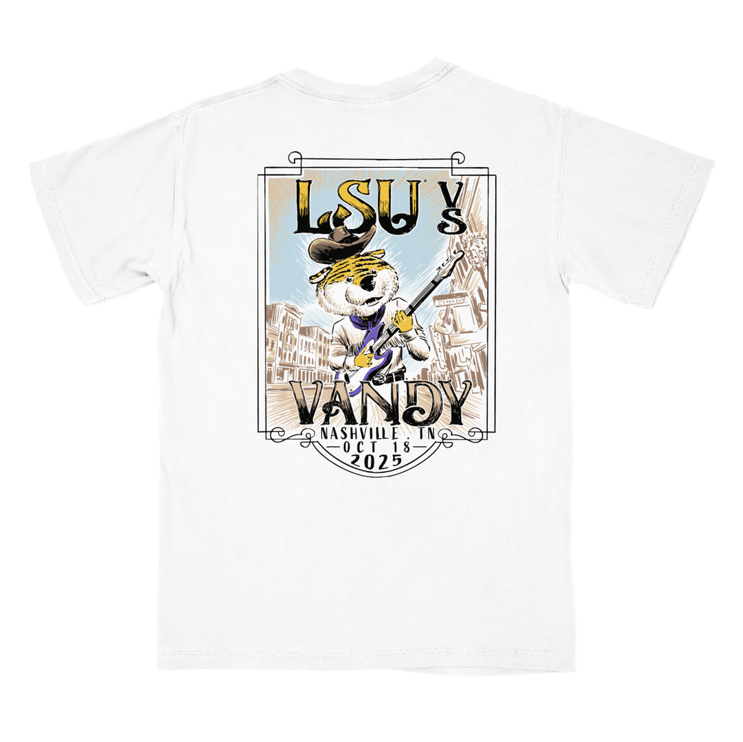 LSU vs. Vanderbilt Game Day 2025 T-Shirt - Shop B - Unlimited - men tee