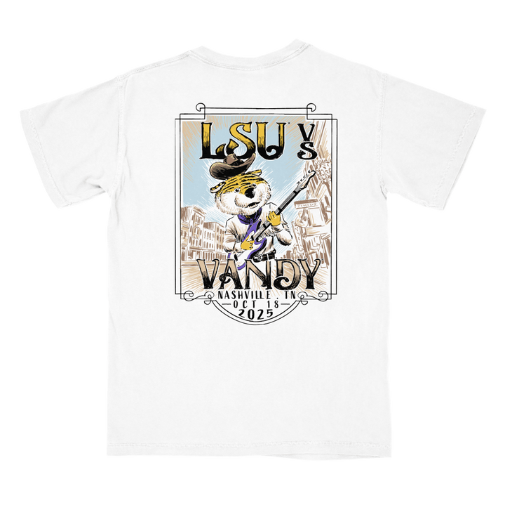 LSU vs. Vanderbilt Game Day 2025 T-Shirt - Shop B - Unlimited - men tee