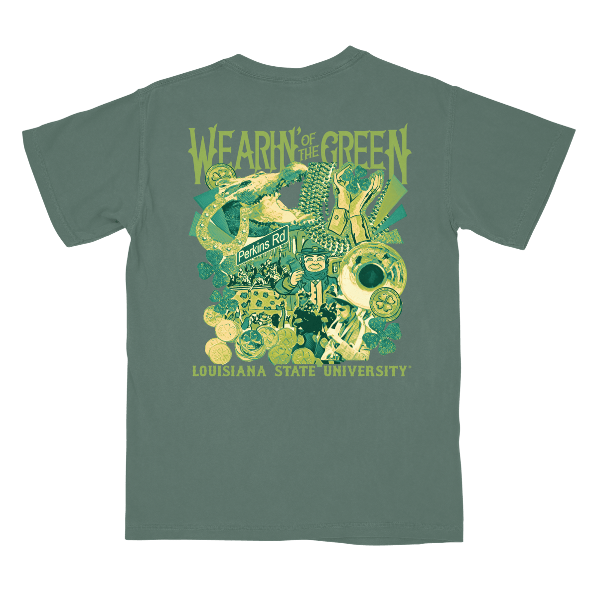 LSU Wearin of the Green Parade T-Shirt - Shop B - Unlimited - men tee