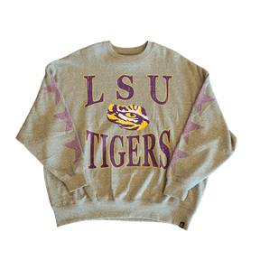 LSU Wynn Star Embellished Pullover - Shop B - Unlimited - women fleece