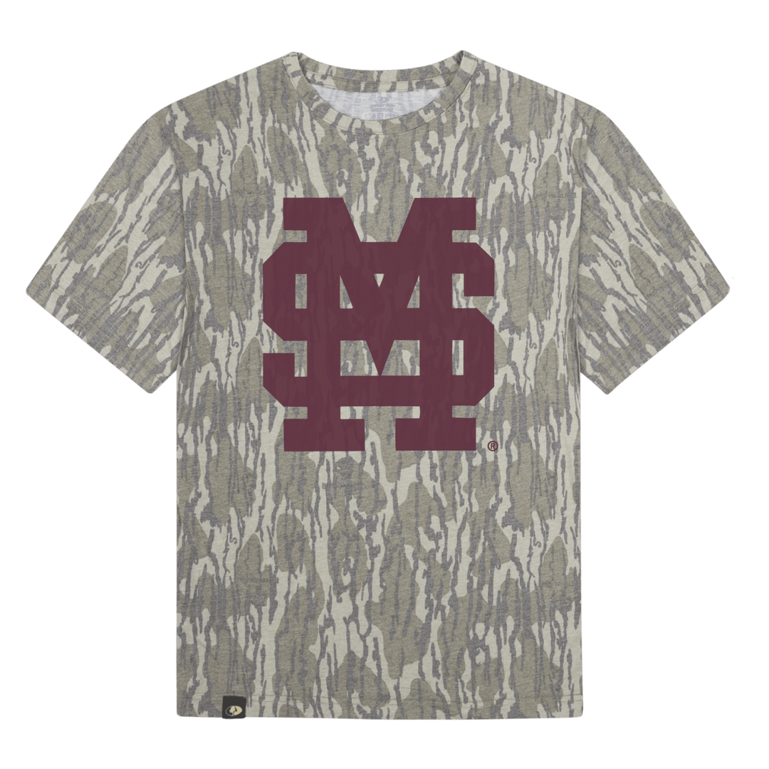 M over S Mississippi State Mossy Oak - Shop B - Unlimited - men tee