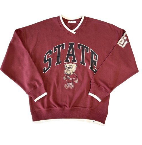 Mississippi State 47 Brand Clubhouse Daze Pullover - Shop B - Unlimited - women fleece