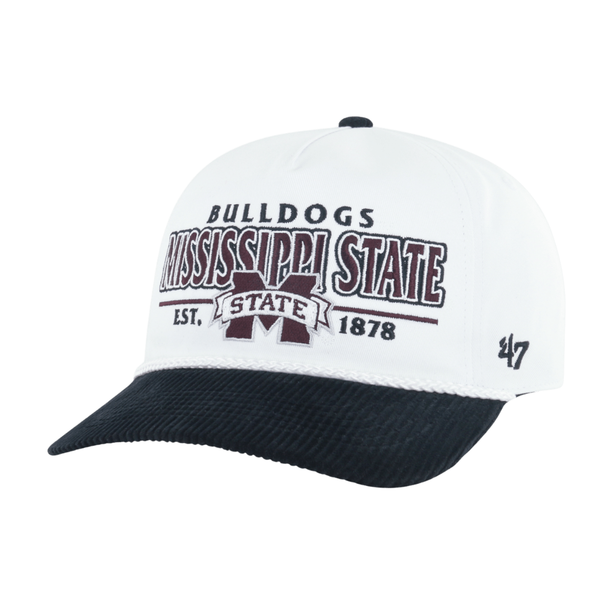 Mississippi State 47 Brand Corduroy Bill Hat - Shop B - Unlimited - caps adjustable