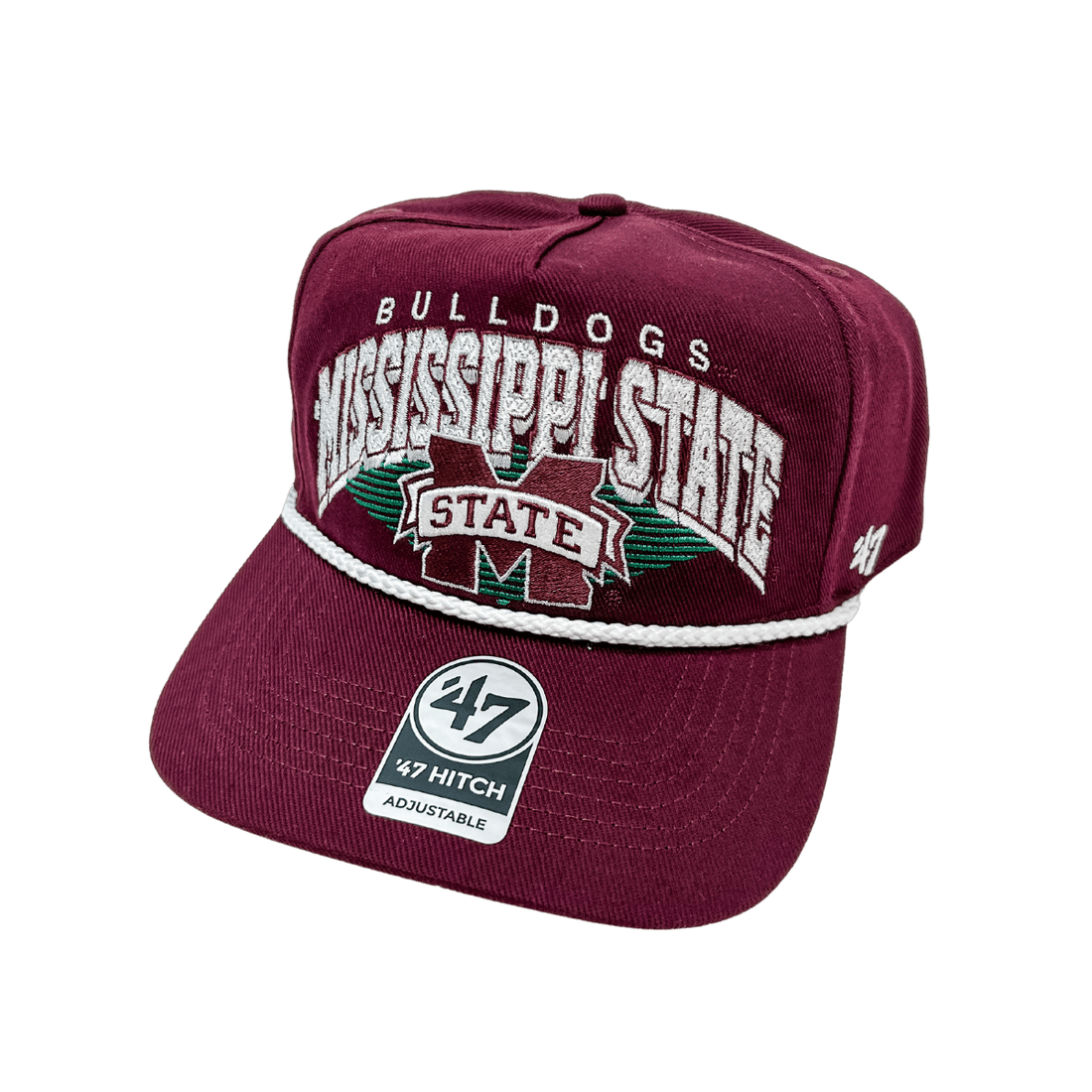 Miss State Script Rope Hat Mississippi State University : Mississippi State 47 Hitch 3D Logo Hat ...