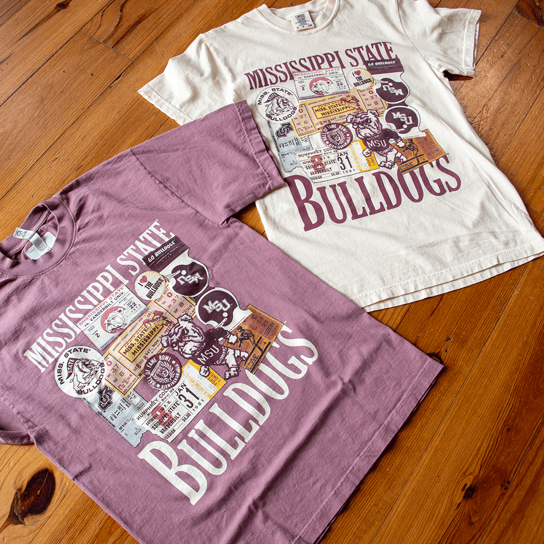 Mississippi State Alumni Ephemera T-Shirt - Game Day Apparel - 