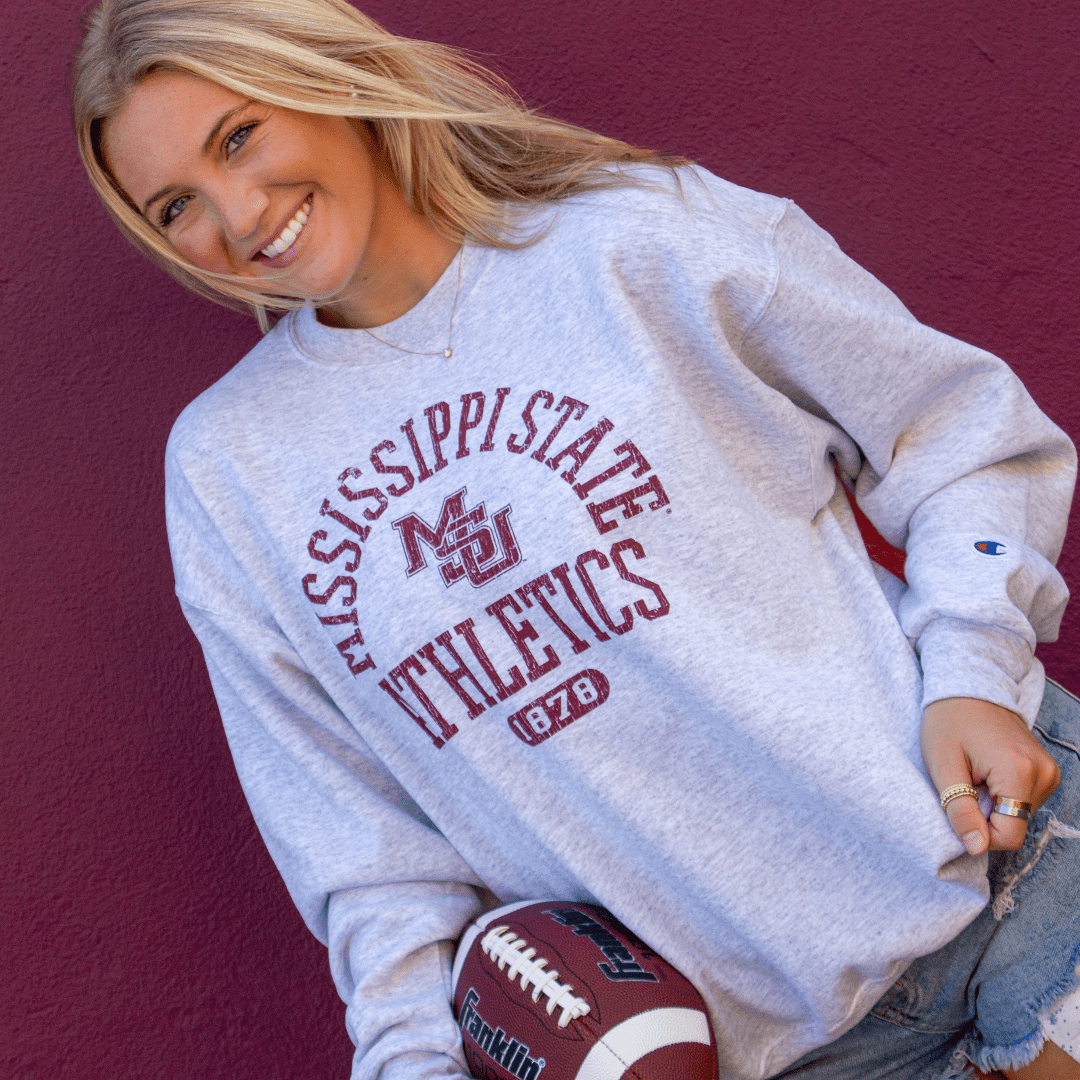 Mississippi State Athletic Vault Sweatshirt - Game Day Apparel -