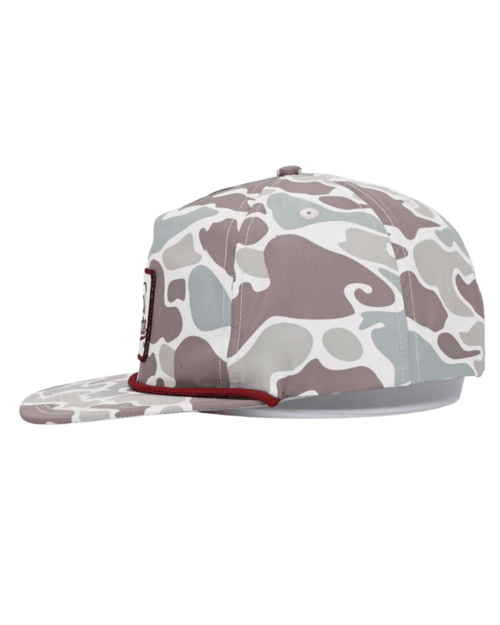 Mississippi State Bulldog Poly Rope Camo Hat - Shop B - Unlimited - caps adjustable