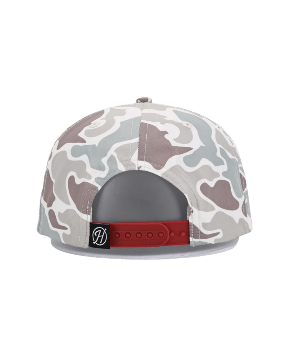 Mississippi State Bulldog Poly Rope Camo Hat - Shop B - Unlimited - caps adjustable