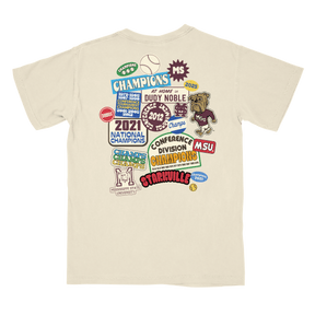 Mississippi State Button Stash T-Shirt - Shop B - Unlimited - men tee