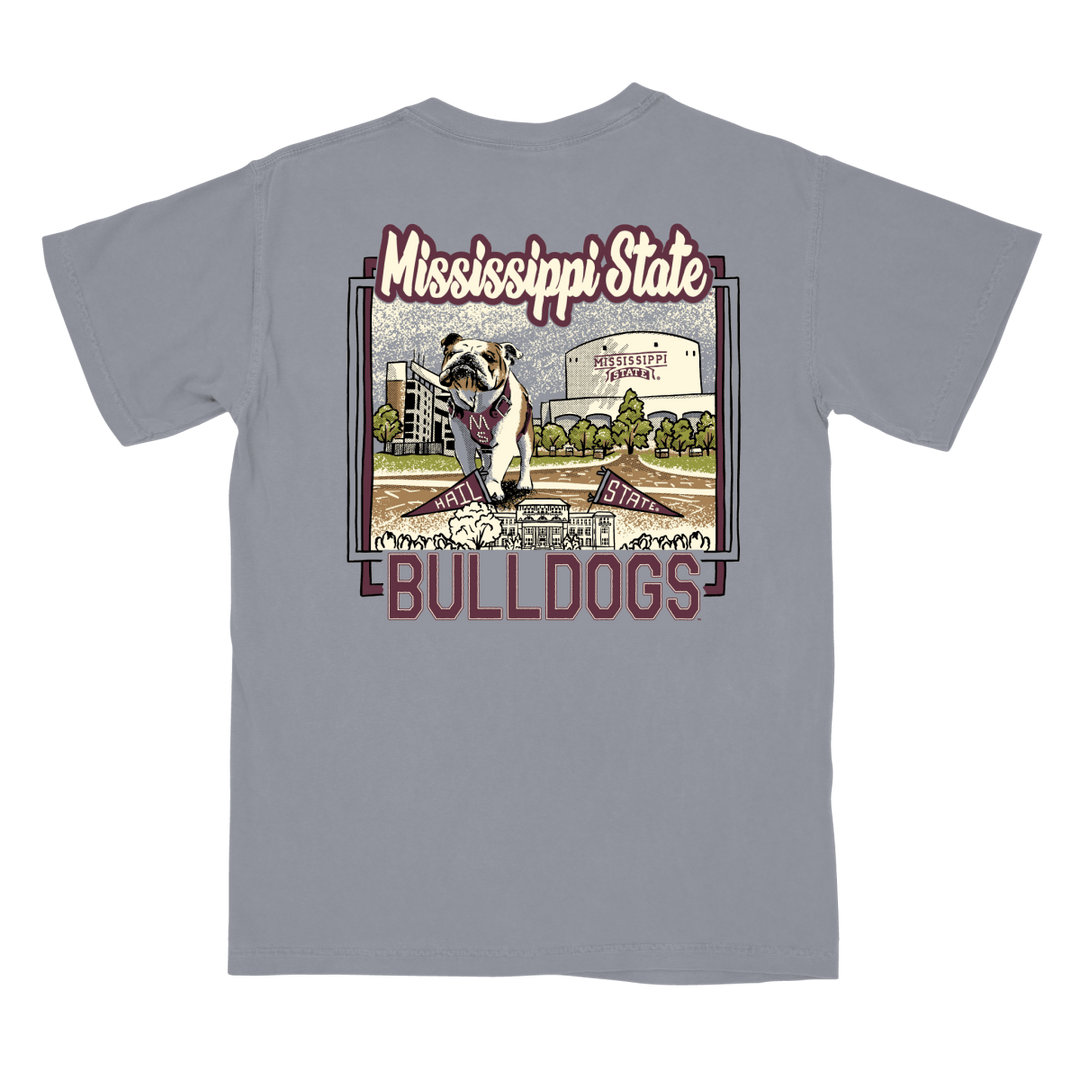 Mississippi State Classic Landmarks T-Shirt - Shop B - Unlimited - 