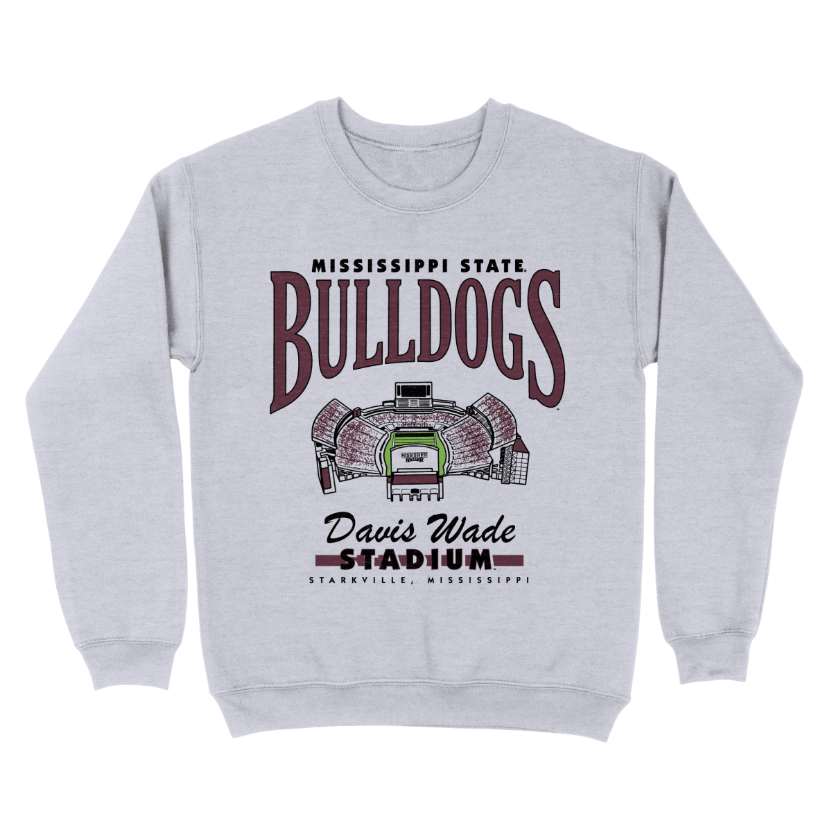 Mississippi State Classic Stadium Crewneck Sweatshirt - Shop B - Unlimited - 