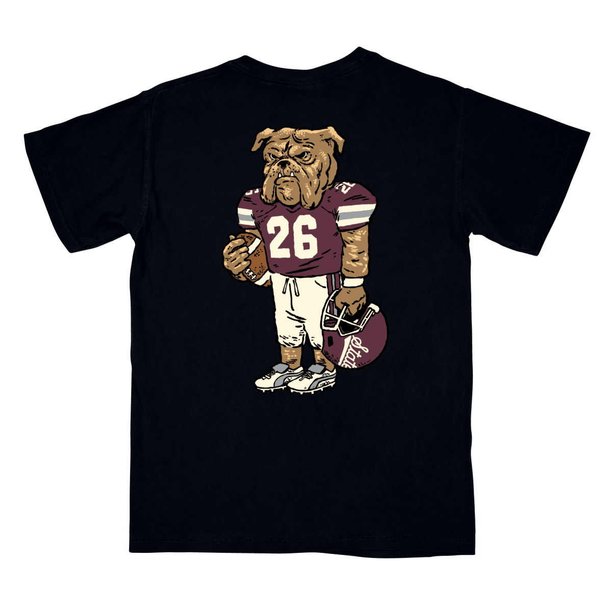 Mississippi State Football Bulldog T-Shirt - Game Day Apparel -