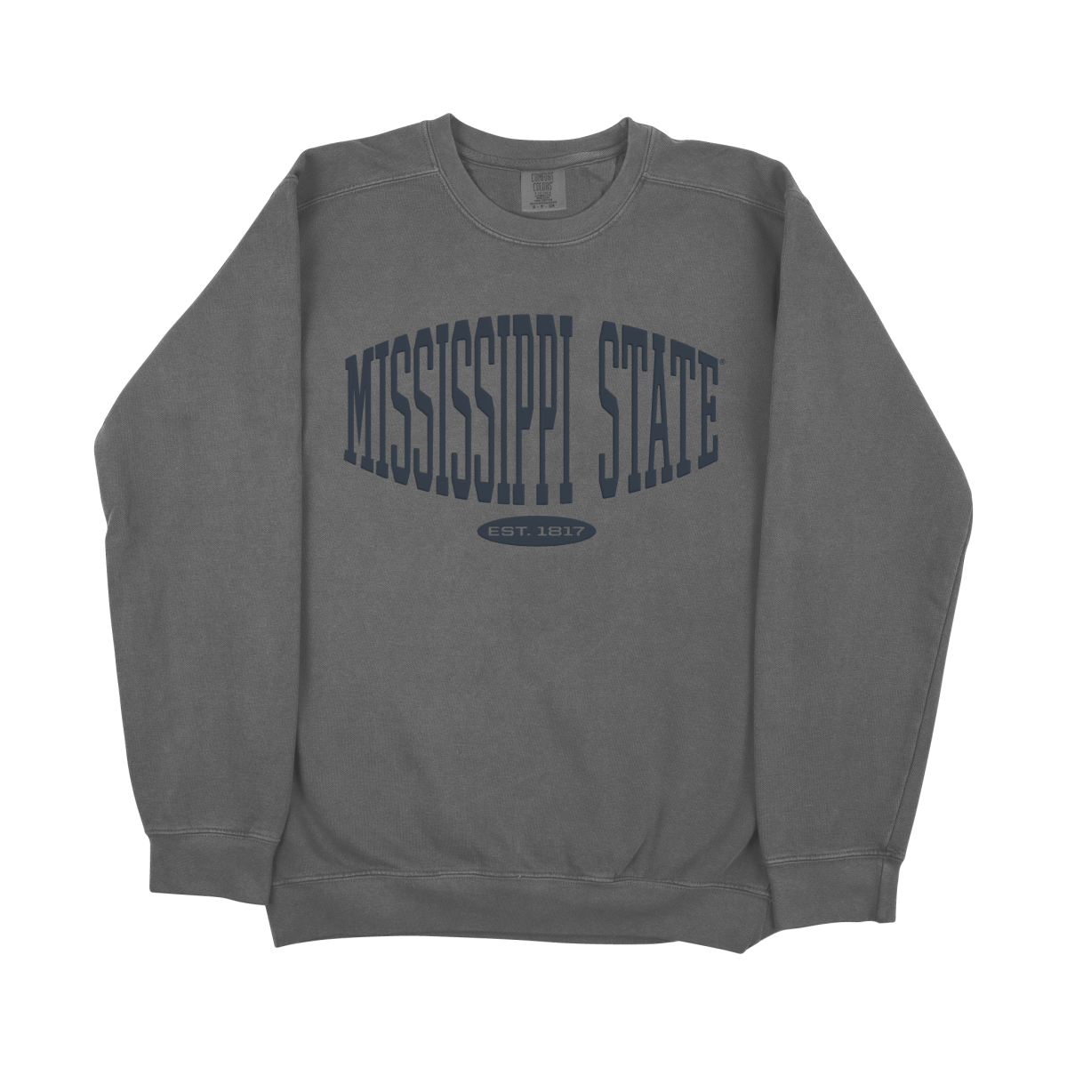 Mississippi State Monochrome Collegiate Crewneck Sweatshirt - Shop B - Unlimited - 