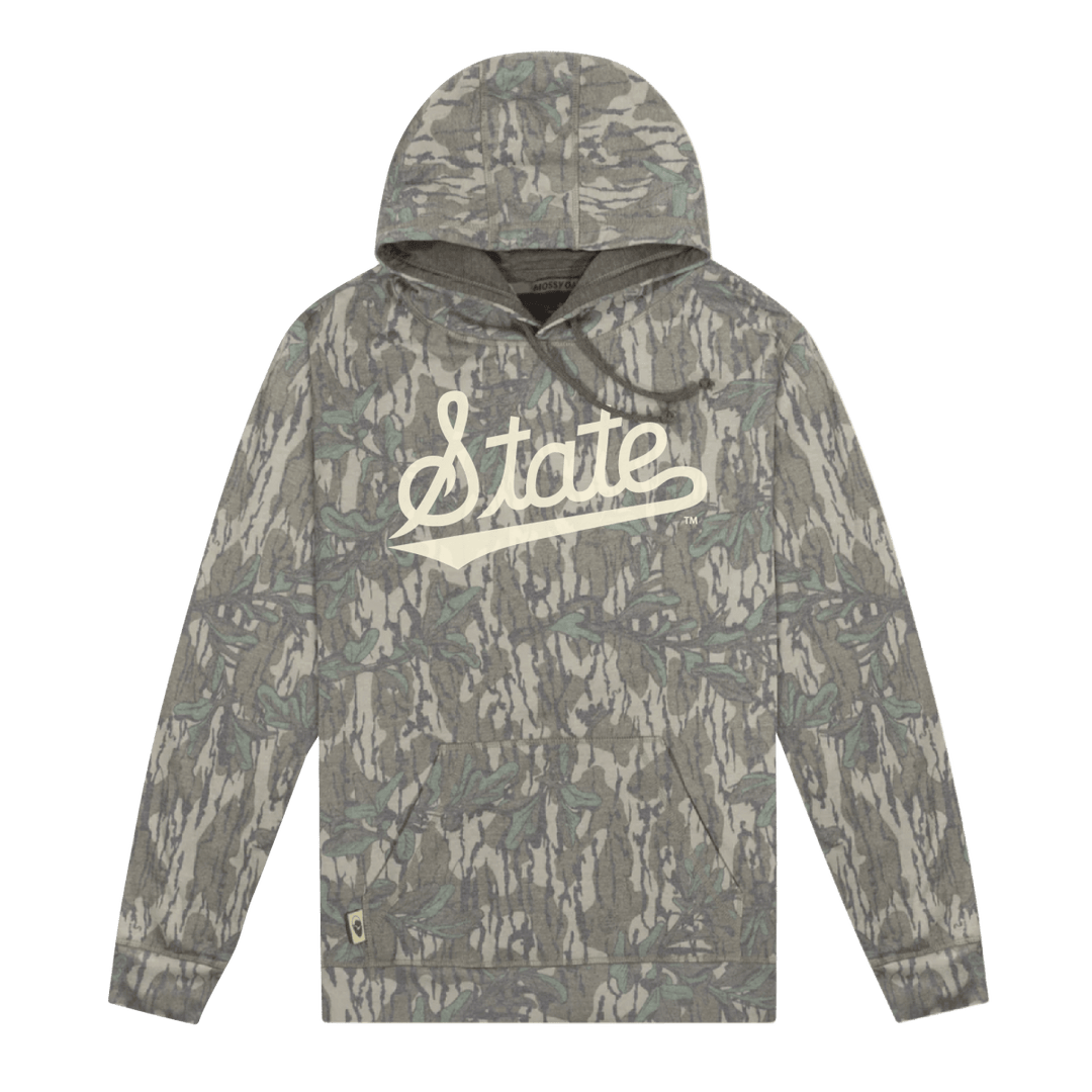 Mississippi State Mossy Oak Logo Hoodie - Shop B - Unlimited - men fleece