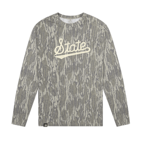 Mississippi State Mossy Oak Logo Long Sleeve T-Shirt - Shop B - Unlimited - men tee