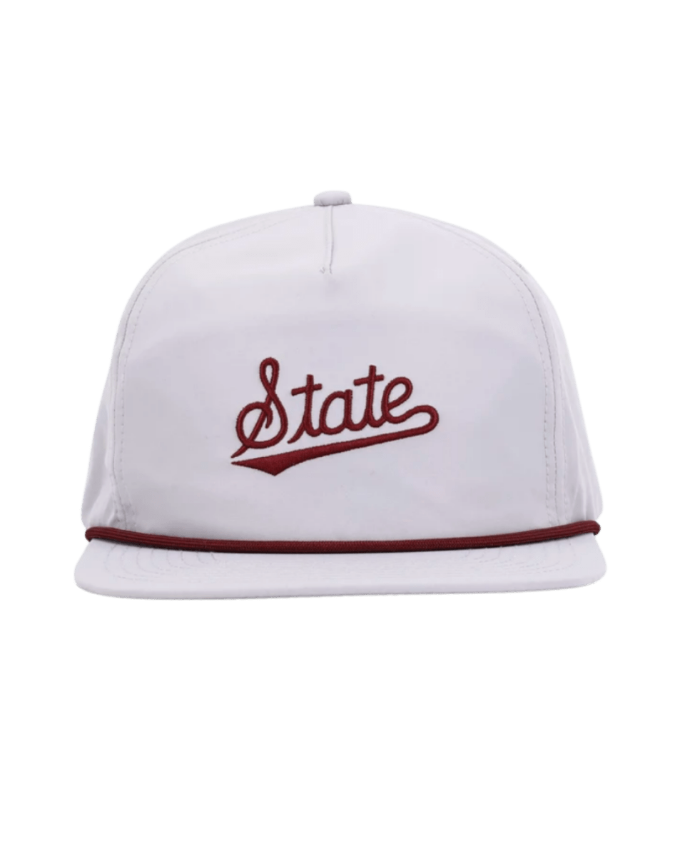 Mississippi State Script Poly Rope Hat - Game Day Apparel - caps adjustable