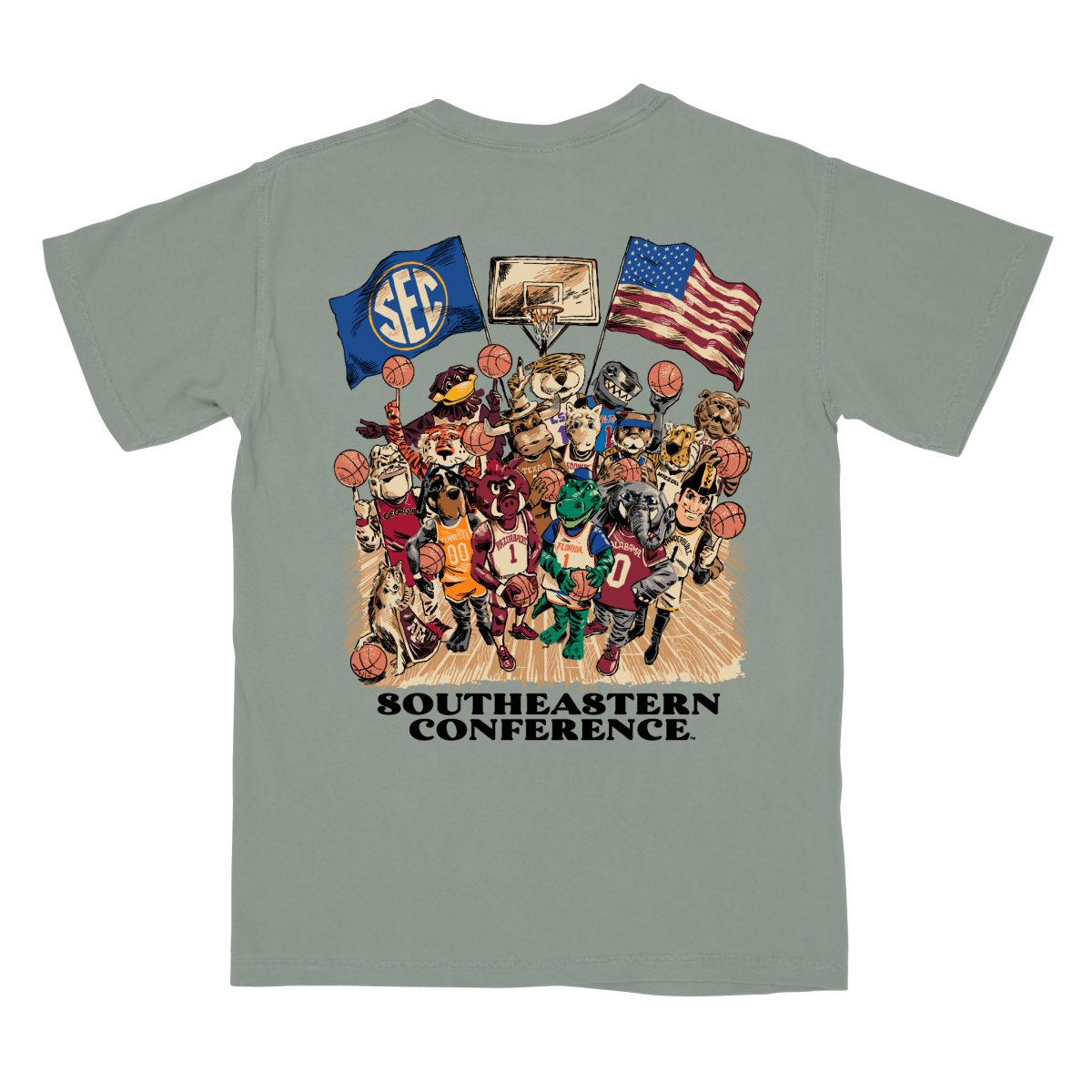 Mississippi State SEC Kings of the Court T-Shirt - Game Day Apparel - T-Shirt