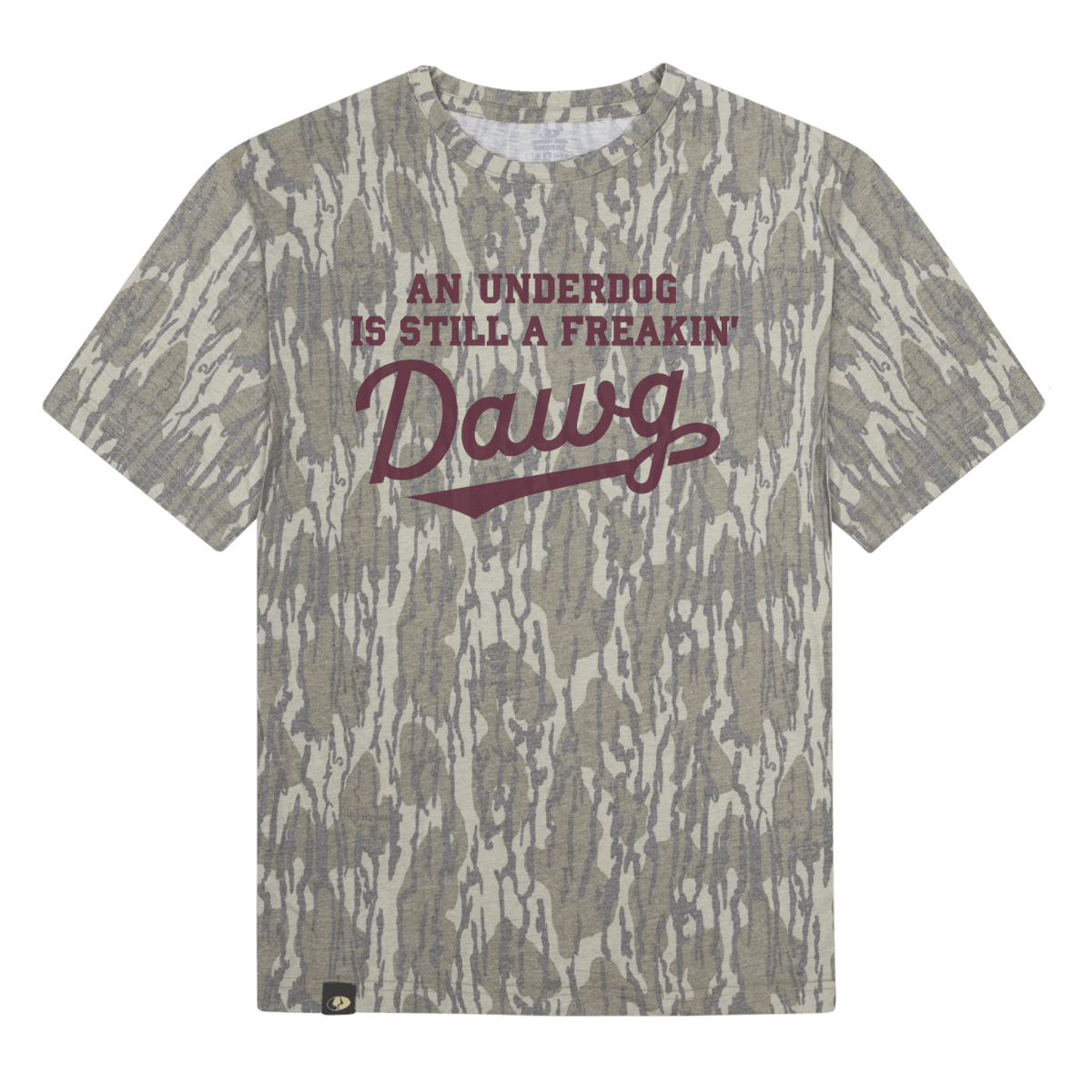 Mississippi State Softball Underdog Mossy Oak T-Shirt - Game Day Apparel - 